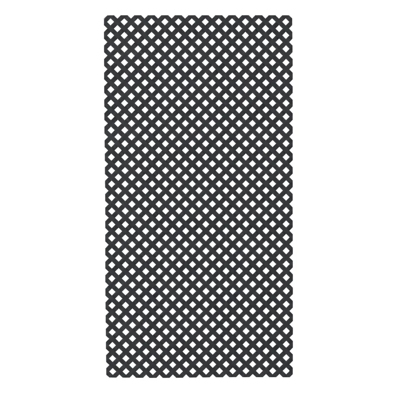 Celosía Pvc 18mm Antracita - Decoración Y Separación De Espacios - 1x2 M - Color