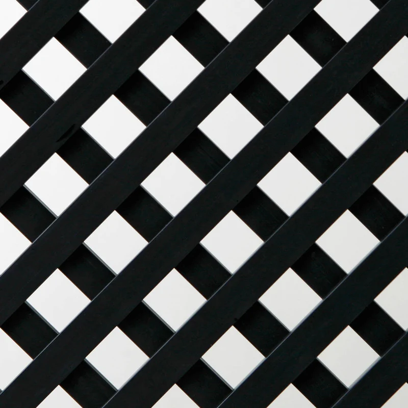 Celosía Pvc 18mm Antracita - Decoración Y Separación De Espacios - 1x2 M - Color
