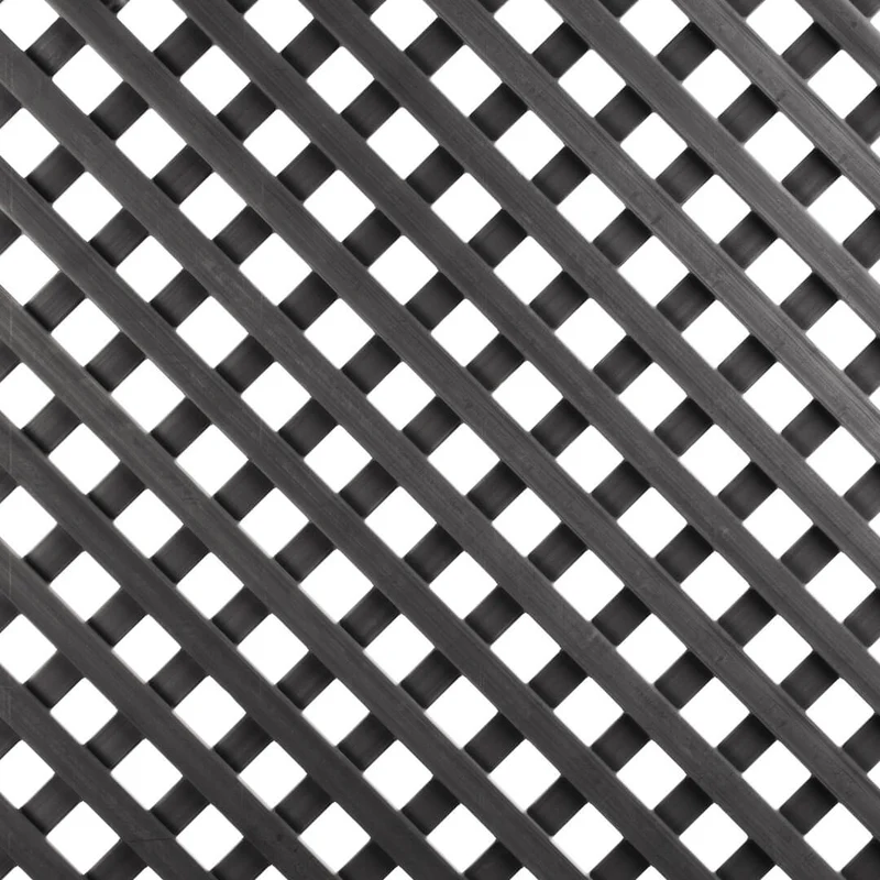 Celosía Pvc 18mm Antracita - Decoración Y Separación De Espacios - 1x2 M - Color