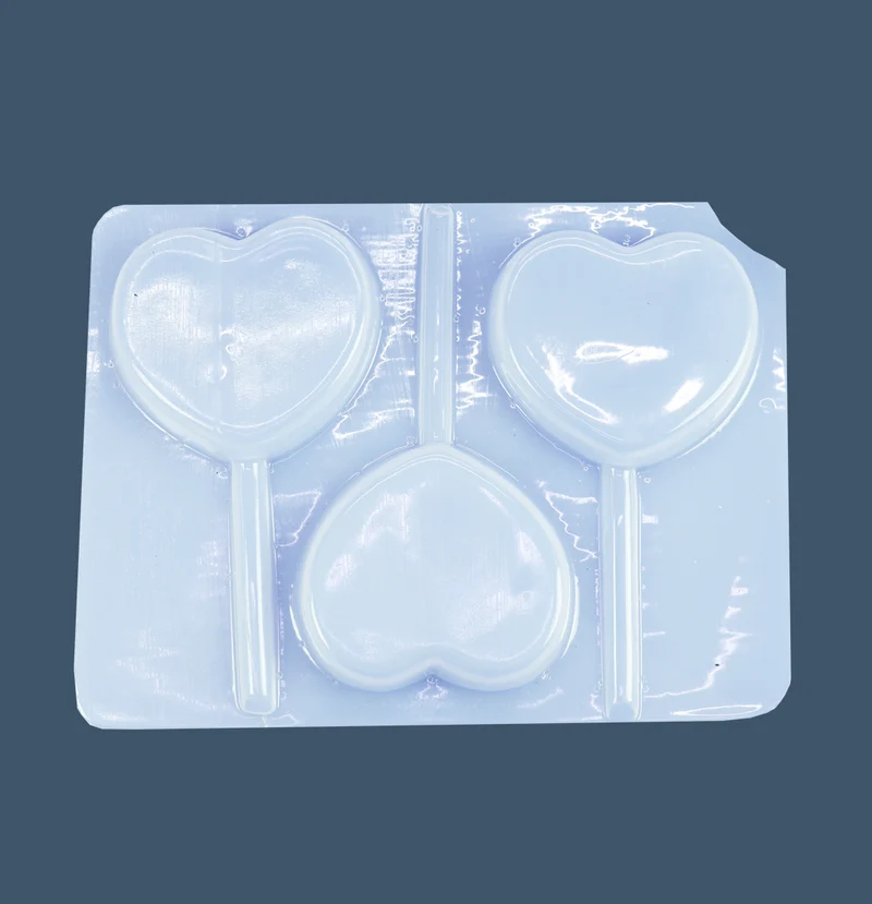 Molde para paletas de corazón