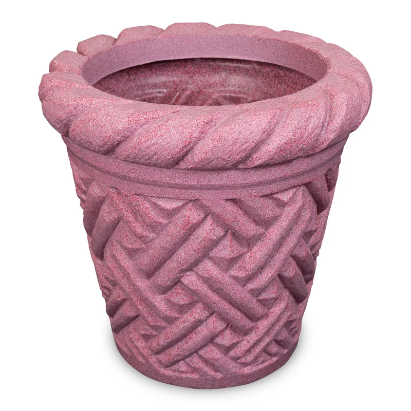 Maceta Cónica Poligranito Terracota