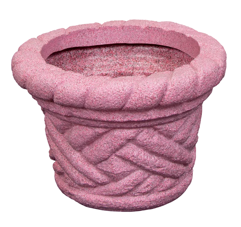 Maceta Cónica Poligranito Terracota