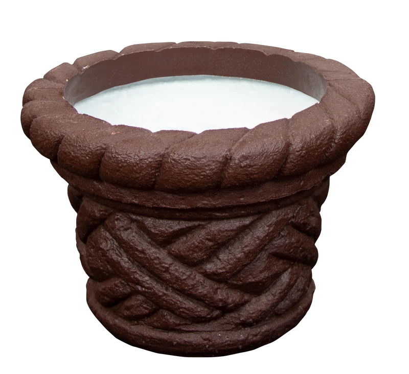 Maceta Cónica Chocolate