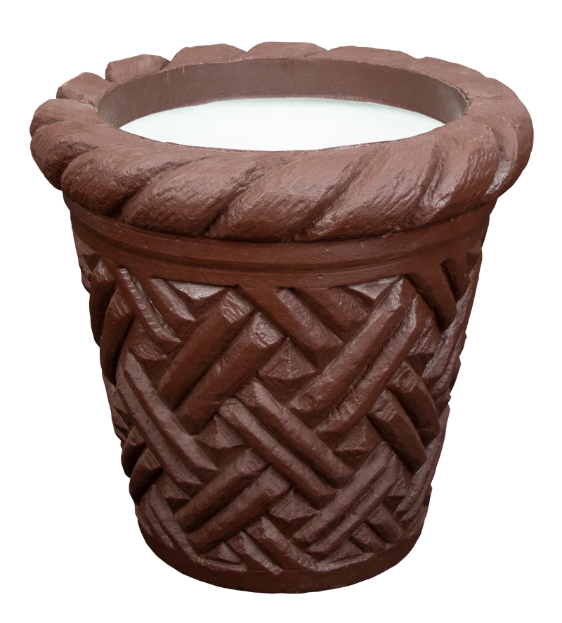 Maceta Cónica Chocolate