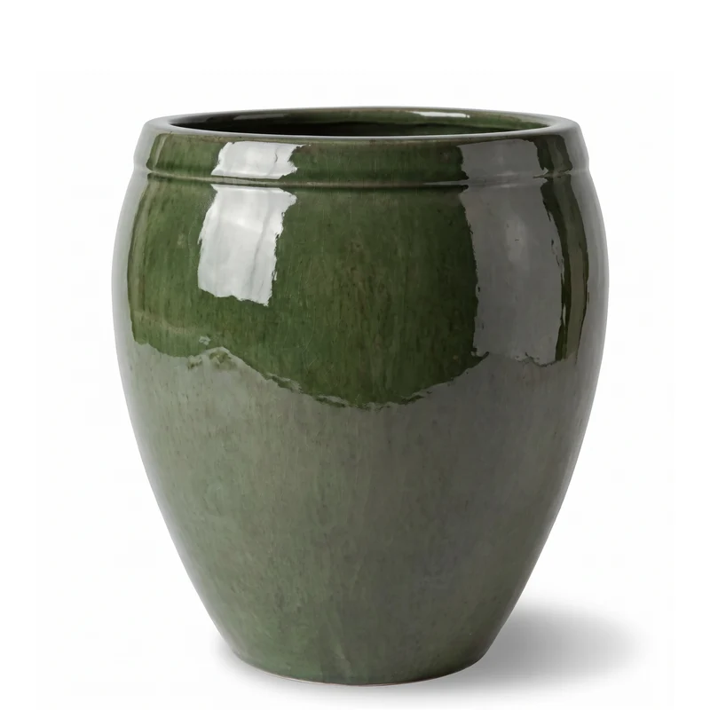 Pot ATLAS 52x58cm vert tropical