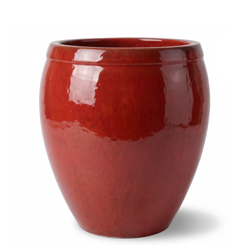 Pot ATLAS 52x58cm rouge tropical