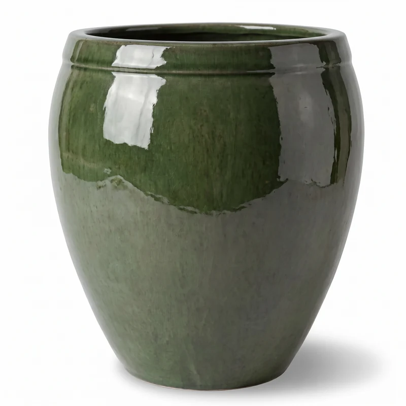 Pot ATLAS 75x78cm vert tropical