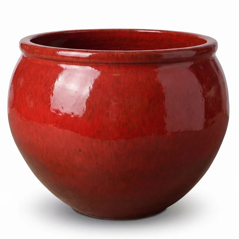 Pot LUTECE 86x64cm rouge tropical