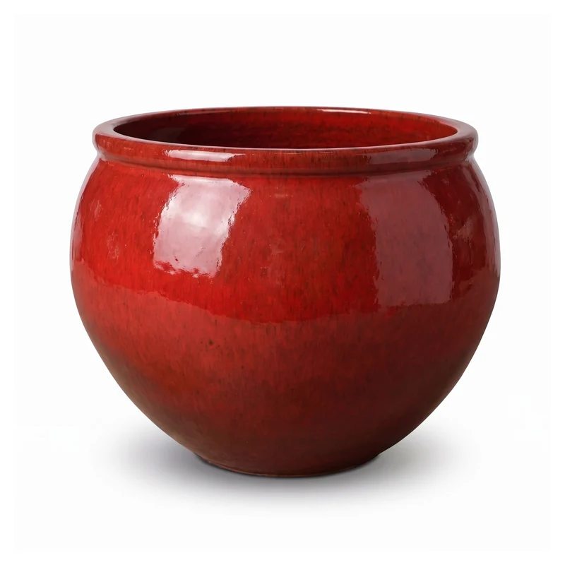 Pot LUTECE 53x43cm rouge tropical