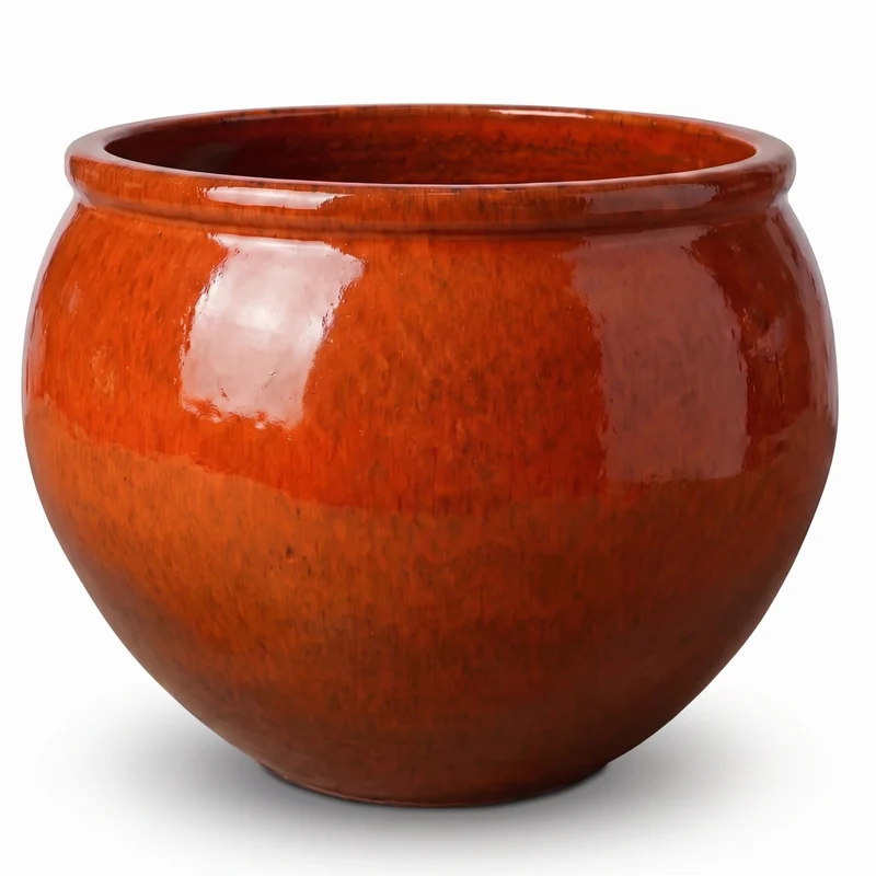 Pot LUTECE 86x64cm orange tropical