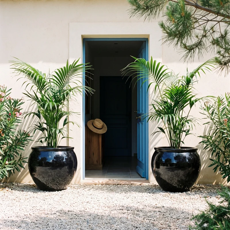 Pot LUTECE 86x64cm noir