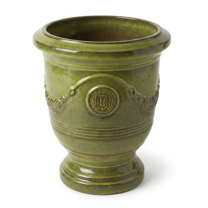 Pot RICHELIEU 46x56cm vert tropical