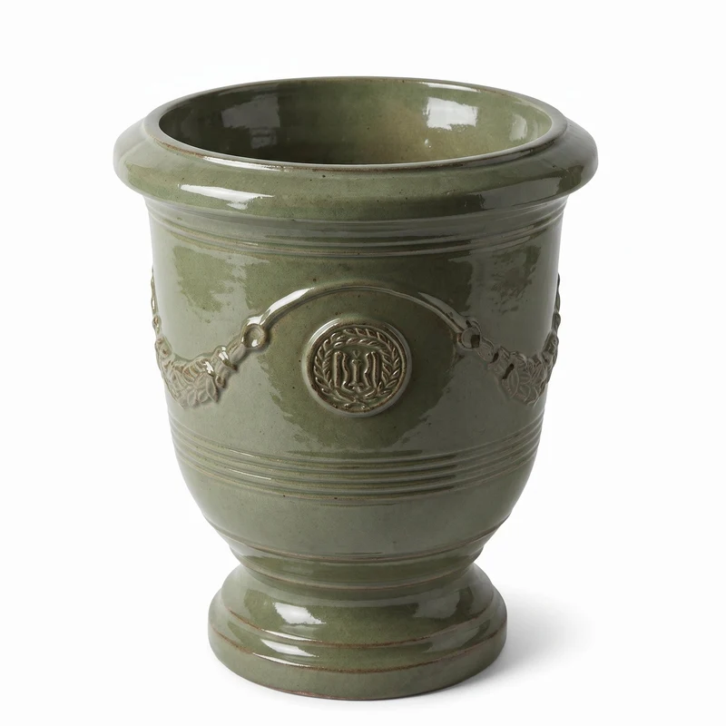 Pot RICHELIEU 46x56cm perle de jade