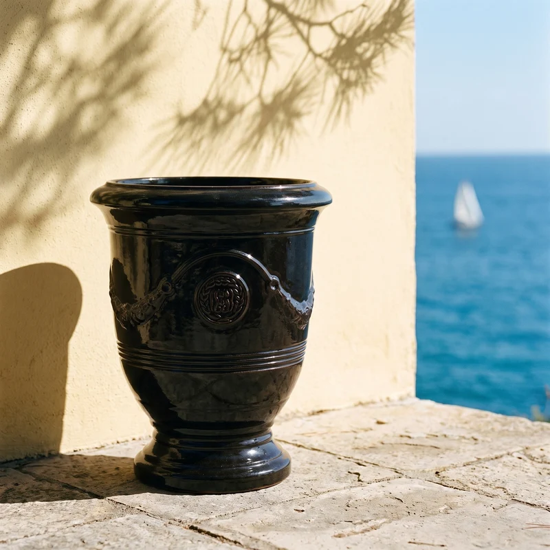 Pot RICHELIEU 46x56cm noir