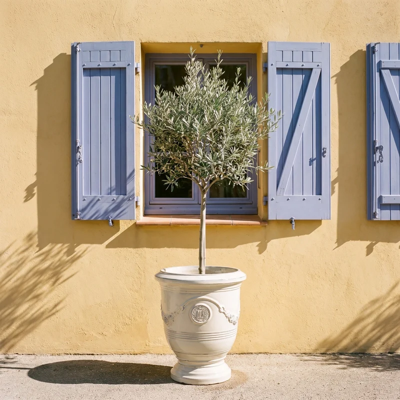 Pot RICHELIEU 46x56cm crème