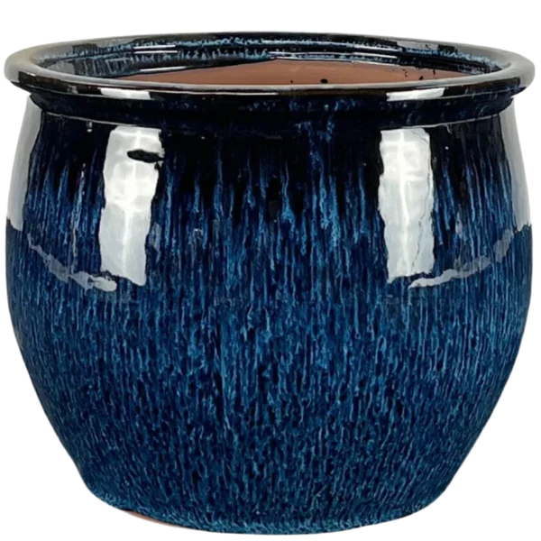 Pot NEWTON 55x46cm bleu abysse