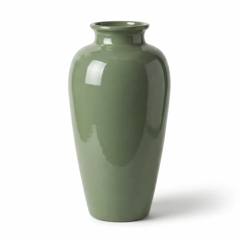 Pot JUPITER 40x83cm perle de jade