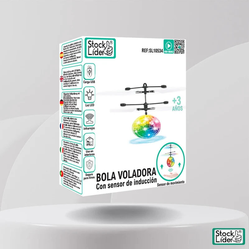 Bola voladora con sensor de inducción