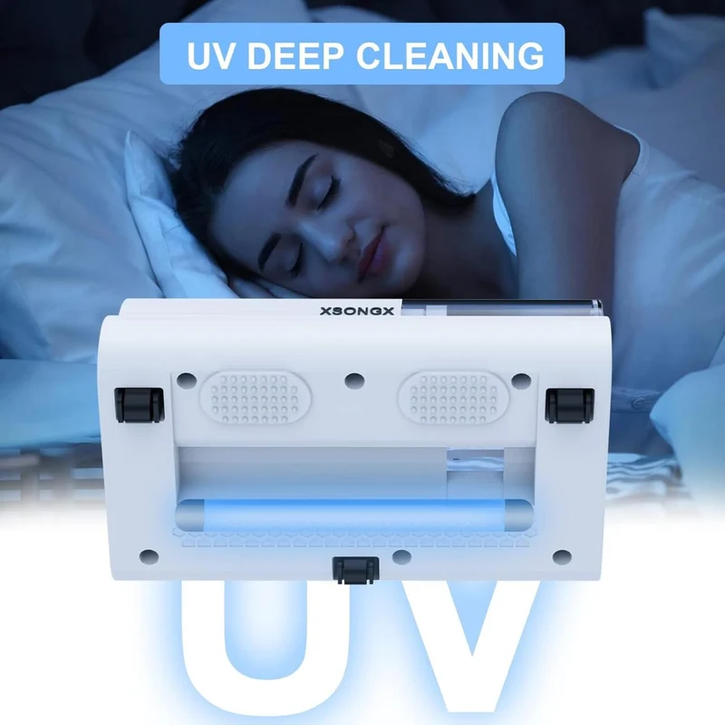 Aspirador de Ácaros 2 en 1 – Potencia de 300W, 2400mAh y Succión de 10.000 Pa