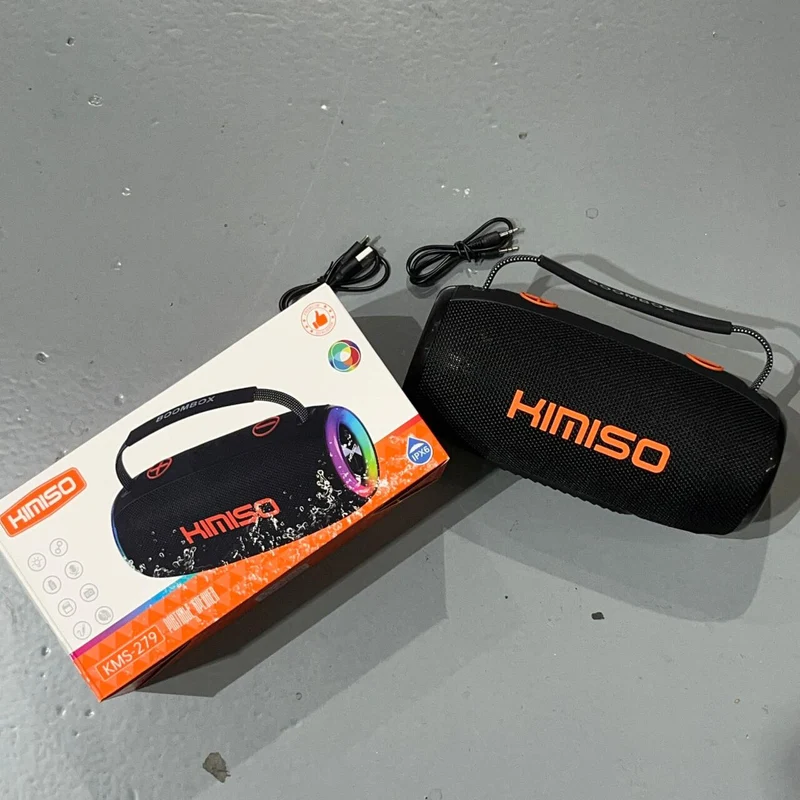 Altavoz Bluetooth KMS-279 Portátil con Sonido Potente y Diseño Moderno