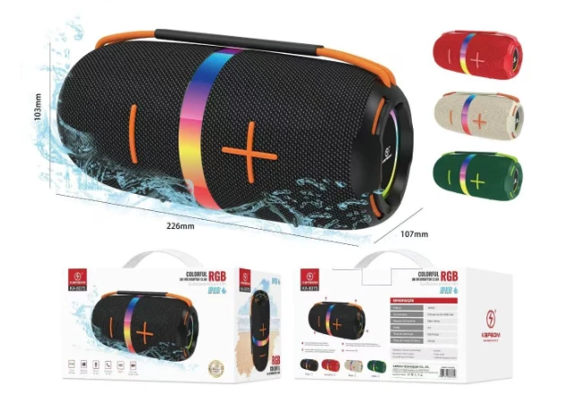 🔊 Altavoz Bluetooth 30W con Batería 4000mAh – Potencia y Estilo Portátil