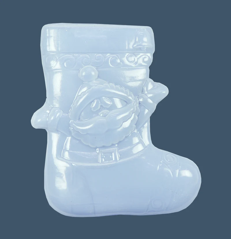 Molde Navideño de bota con forma de Santa Claus