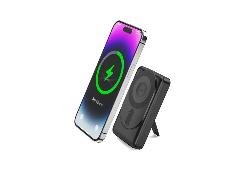 Cargador Inalámbrico Magnético 10,000mAh con Fuente de Alimentación por Cable – Doble Potencia, Doble Comodidad