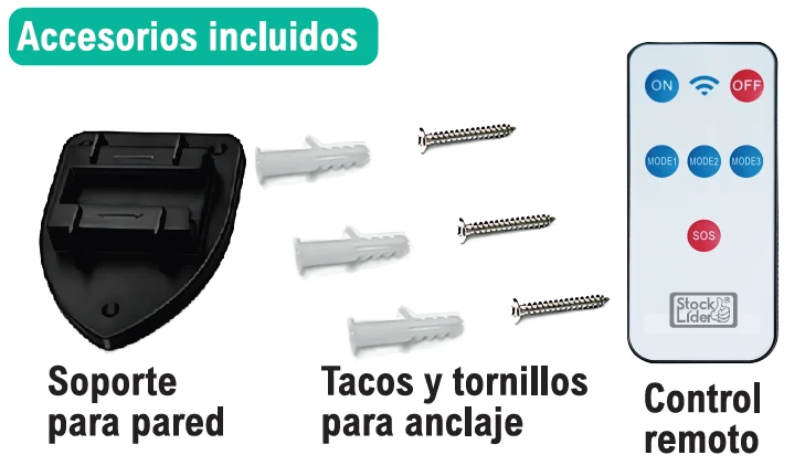 Farola solar 108 LED COB