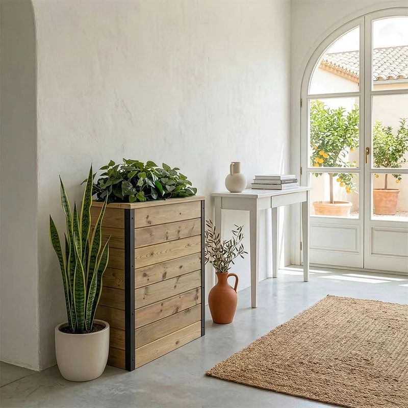 Jardinera Nidum autorriego 60x34x80