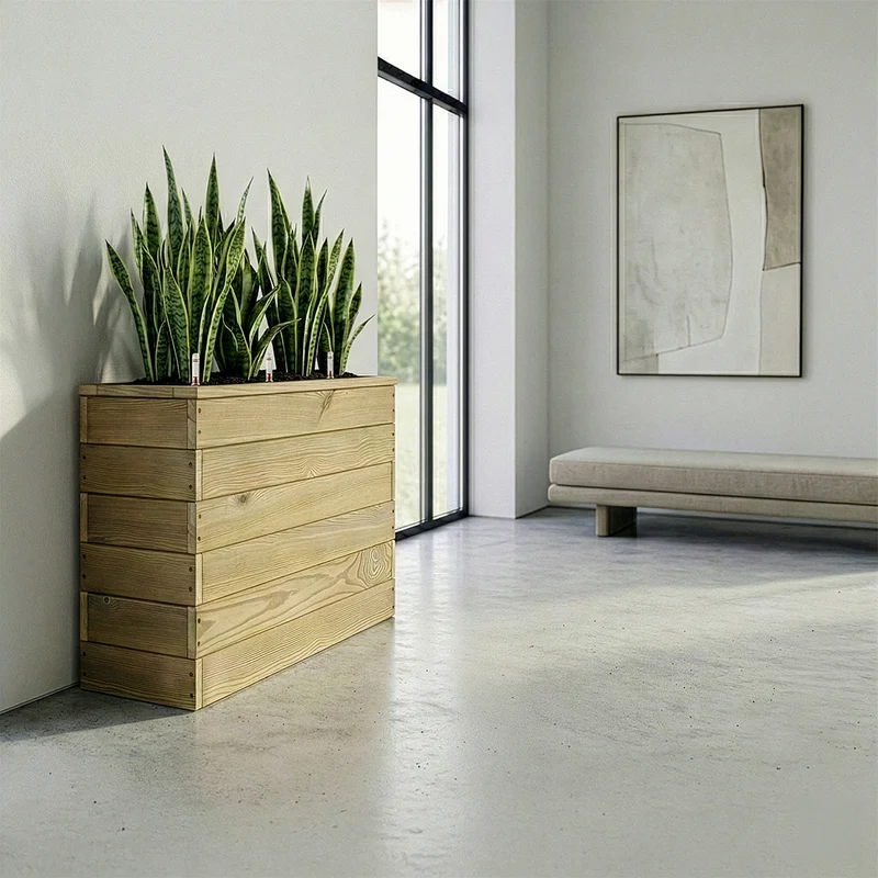 Jardinera Nidum autorriego 86x34x60
