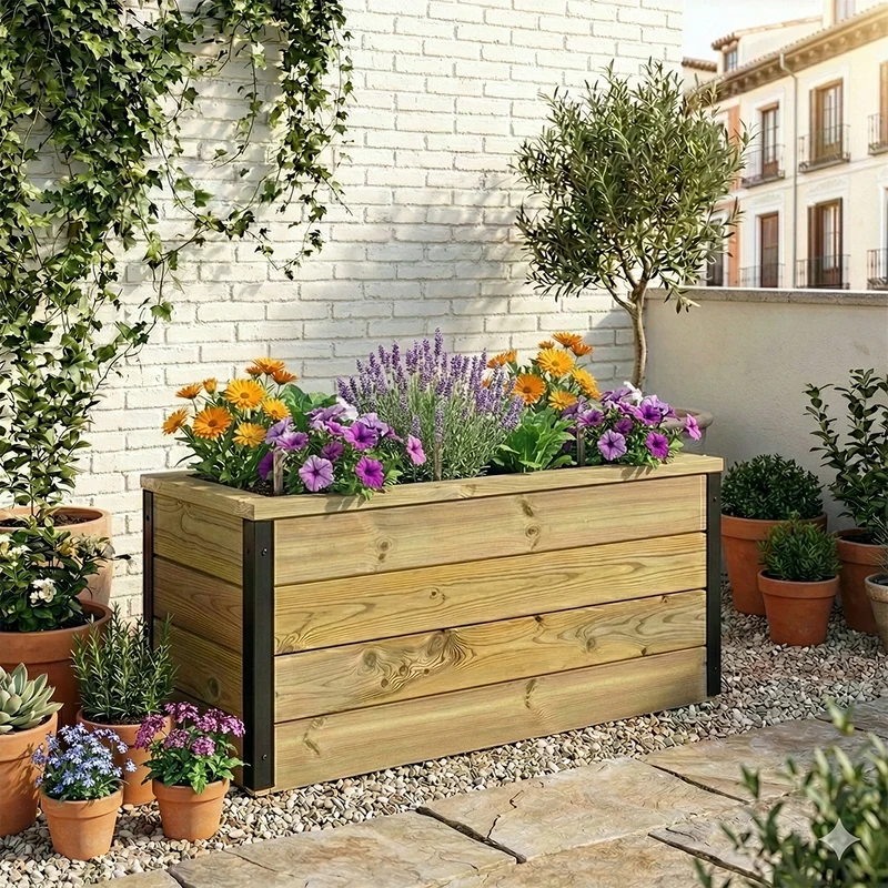 Jardinera Nidum autorriego 86x34x40