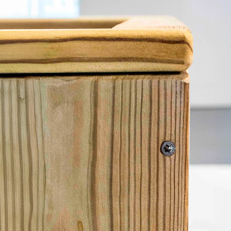 Jardinera de madera Atrium 120x34x40