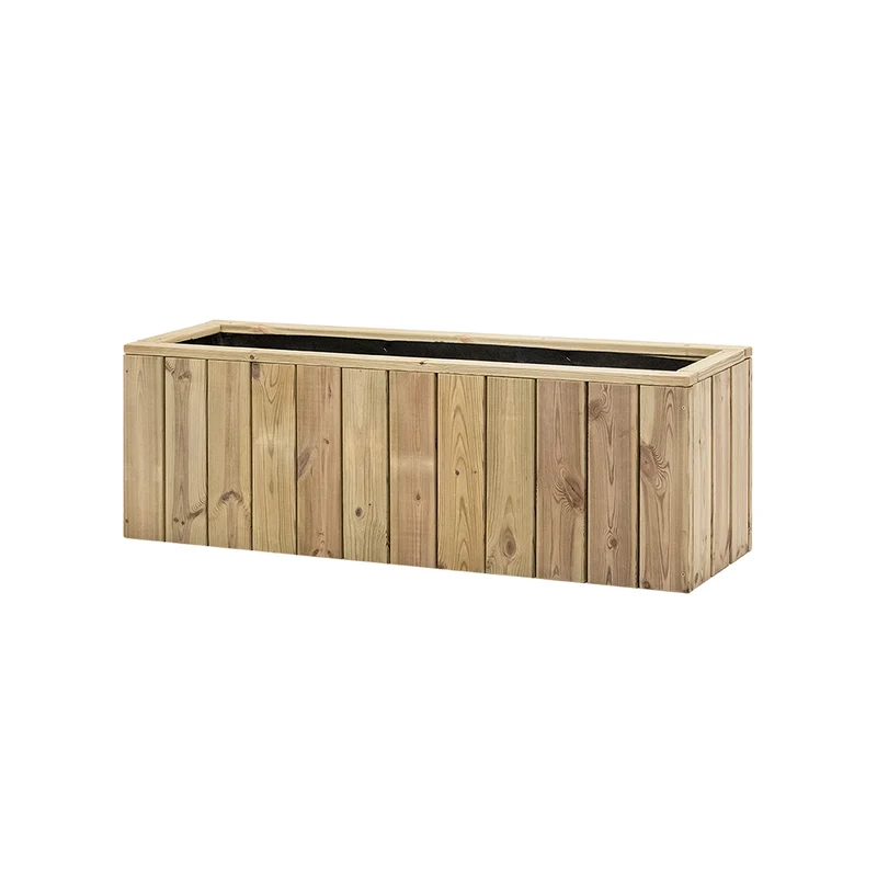 Jardinera de madera Atrium 120x34x40