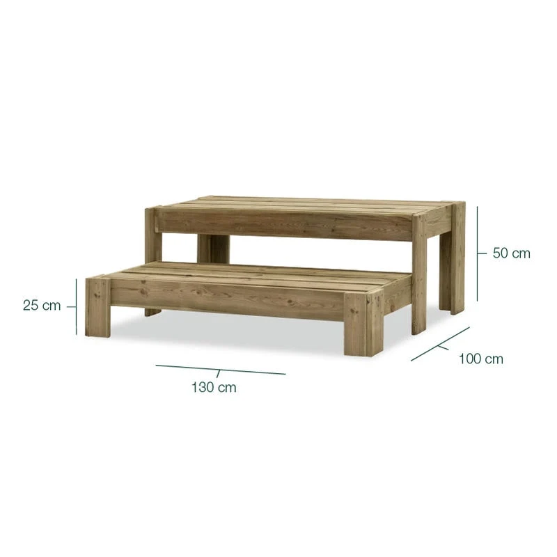 Expositor de madera Podium