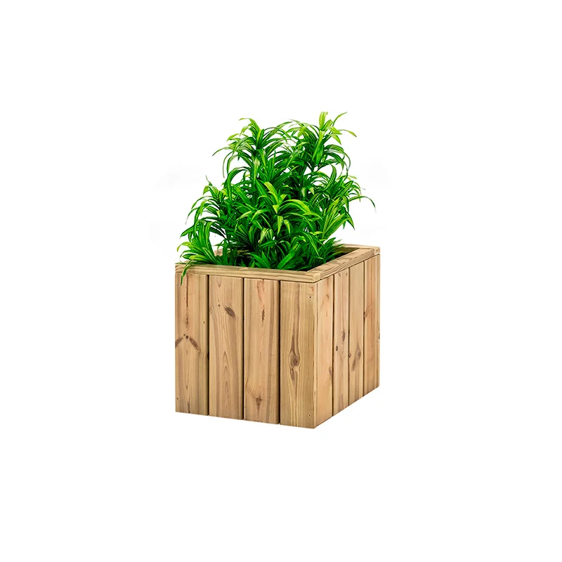 Jardinera de madera Atrium 40x40x40