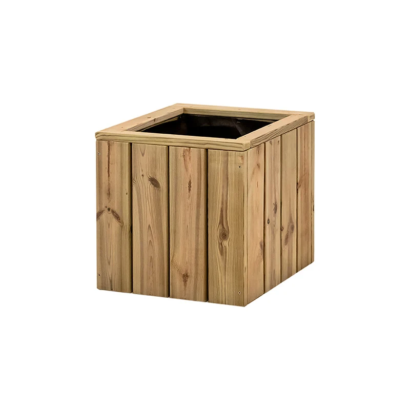 Jardinera de madera Atrium 40x40x40