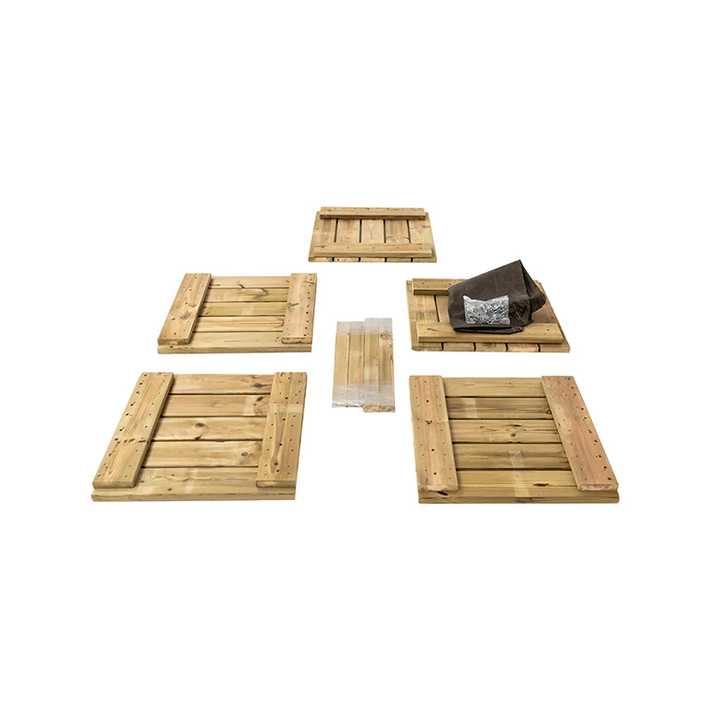 Jardinera de madera Atrium 40x40x40
