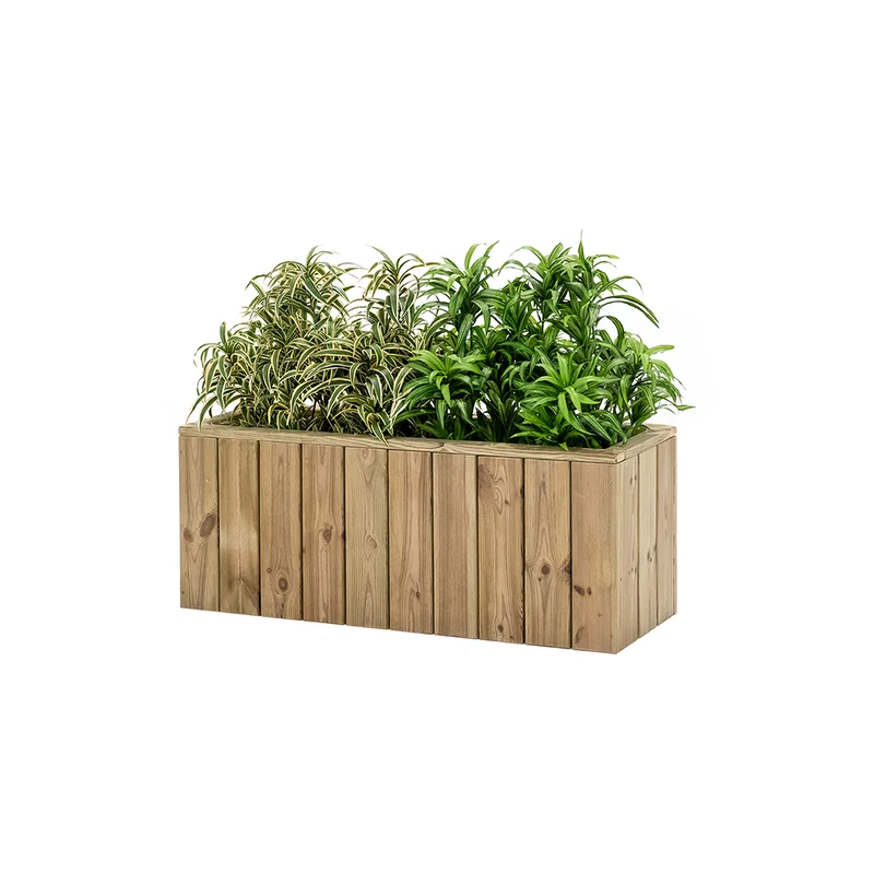 Jardinera de madera Atrium 100x34x40