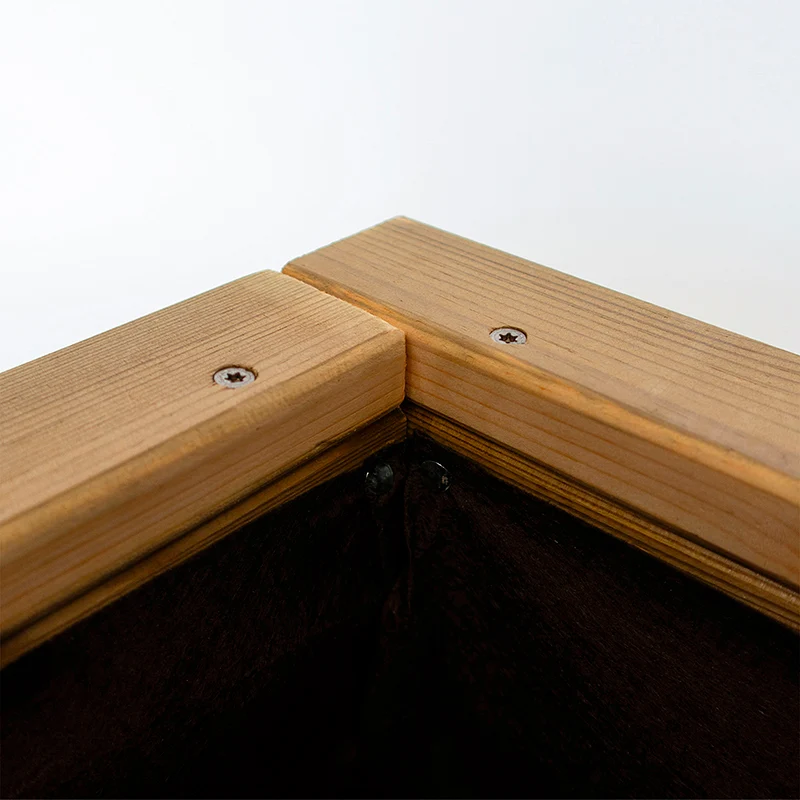 Jardinera de madera Atrium 40x40x60
