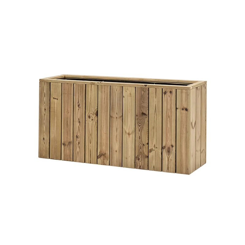 Jardinera de madera Atrium 120x34x60