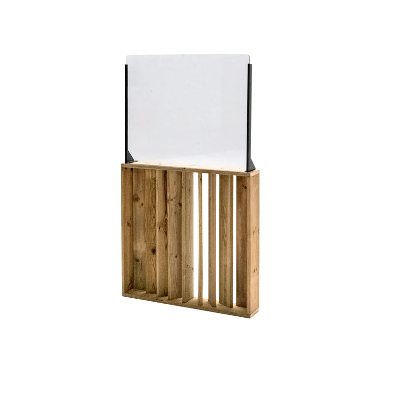 Barandilla fija de madera 75x12x135