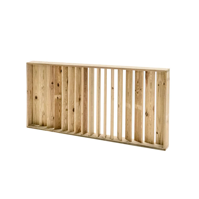 Barandilla fija de madera 150x12x75