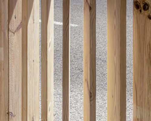 Barandilla fija de madera 150x12x75
