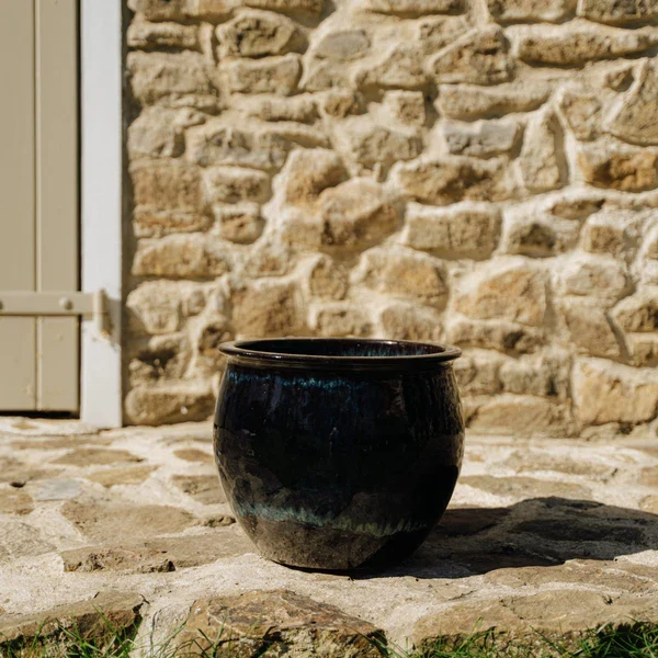 Pot NEWTON 21x23cm bleu abysse