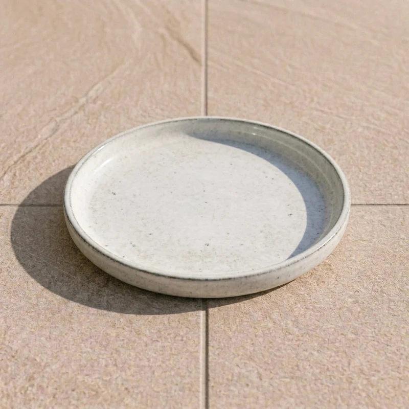 Soucoupe 44cm crème