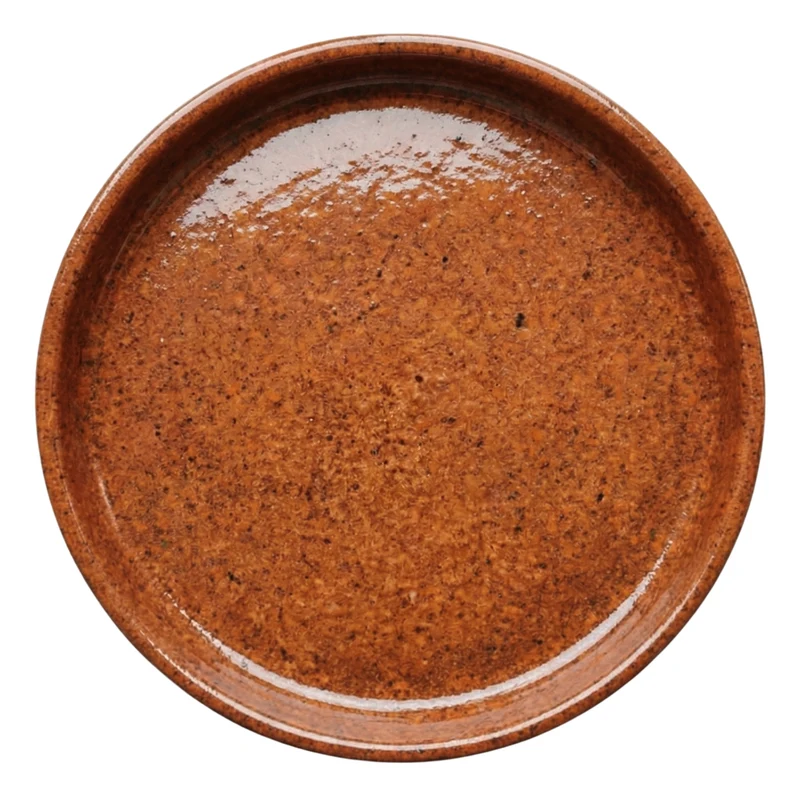 Soucoupe 44cm rouille d'automne