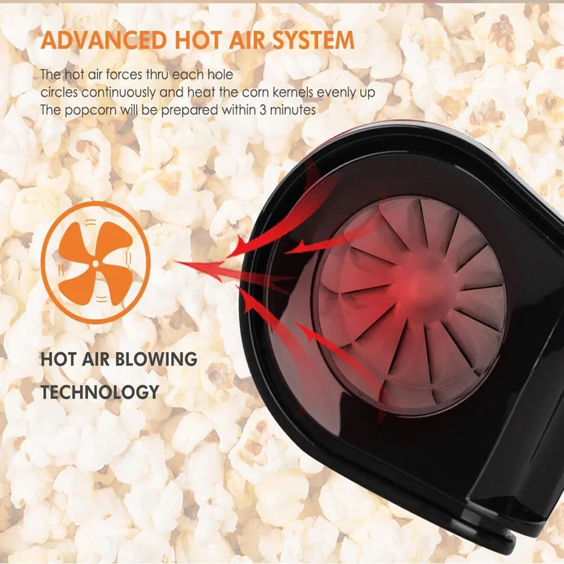 Máquina para palomitas eléctrica