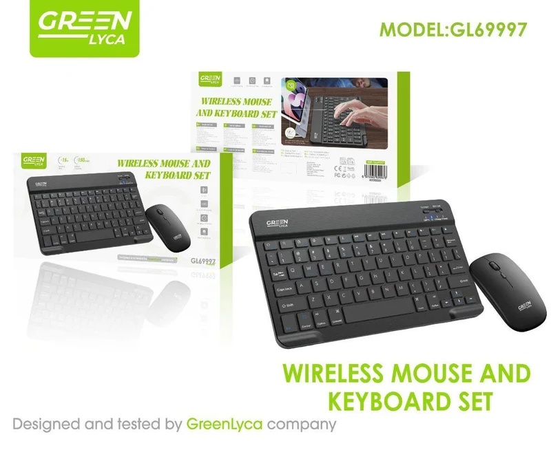 Conjunto de Teclado y Ratón Inalámbricos Bluetooth – Productividad sin Límites