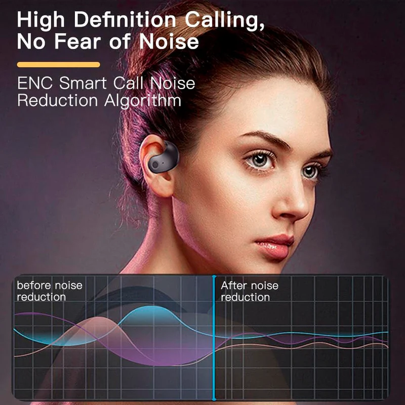 Auriculares Traductor De Idiomas Profesional Negros