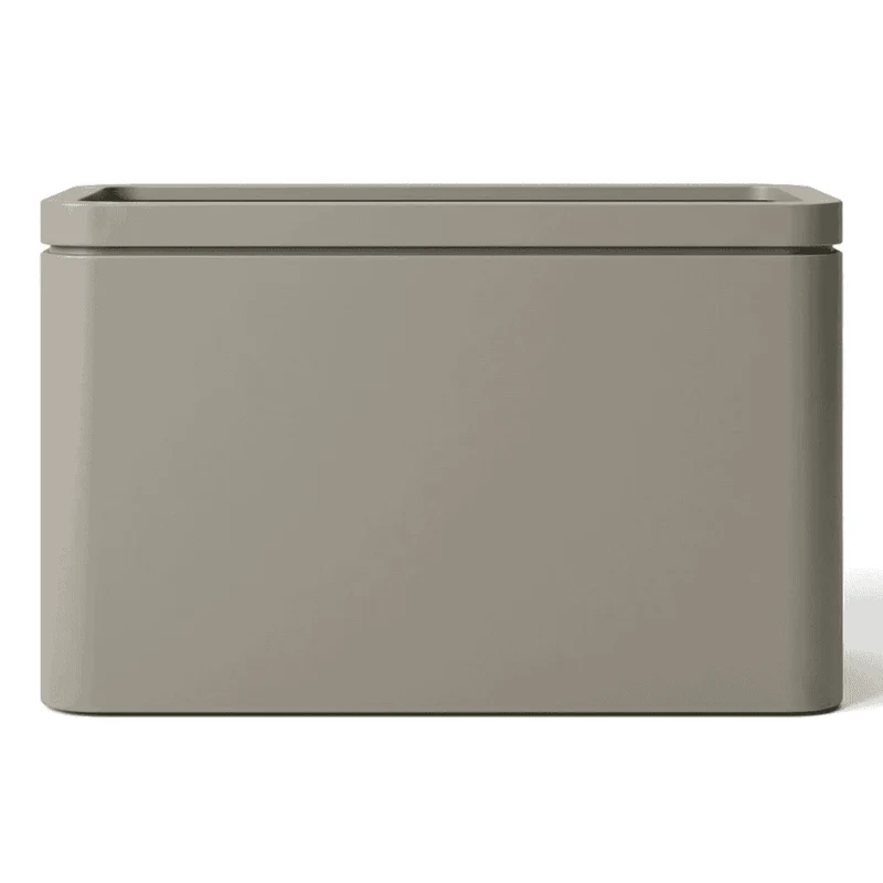 Pot INFINITY SQUARE 100x60cm champagne